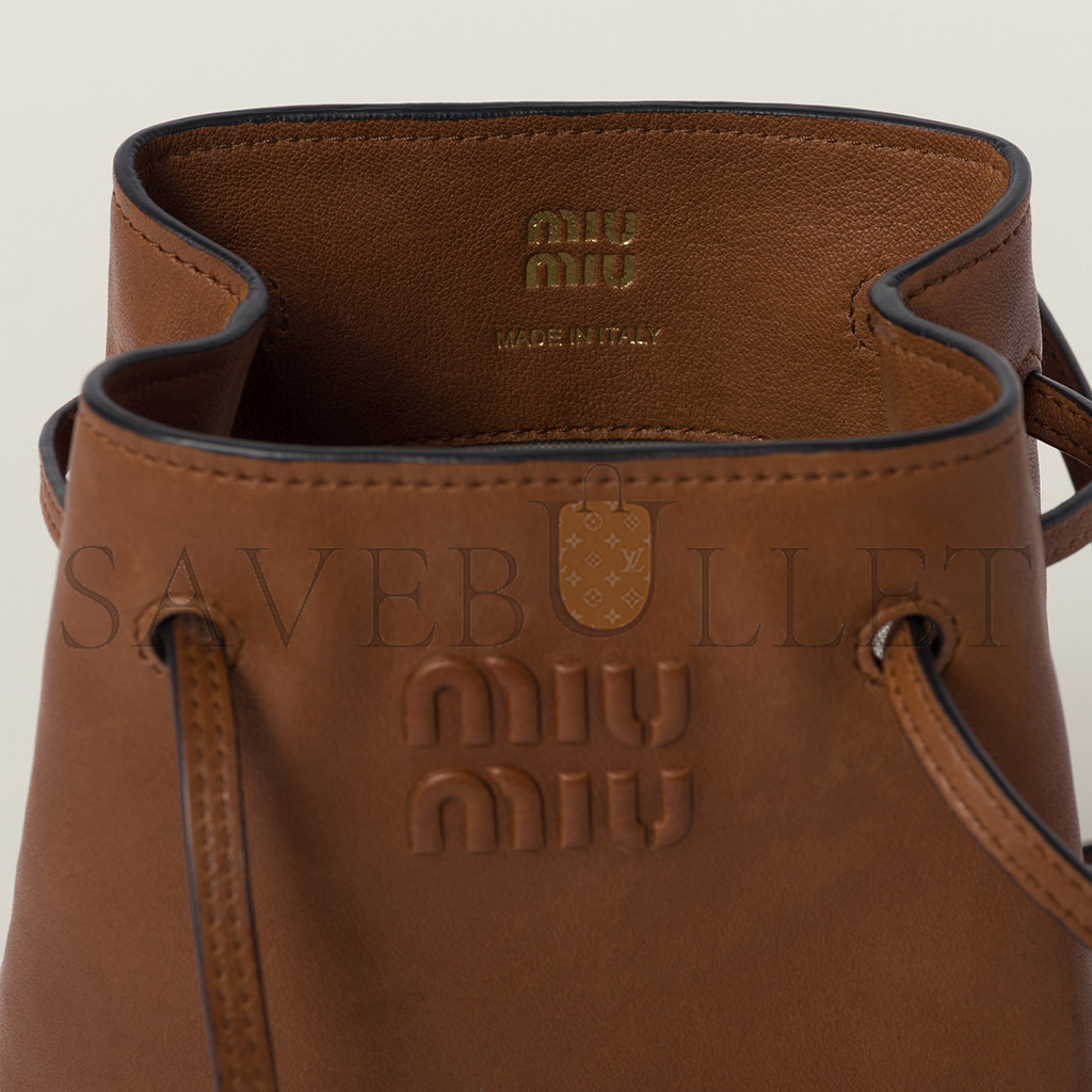 MIU MIU NAPPA LEATHER MINI-BAG 5NF460 (17*14*6cm) MIU MIU NAPPA LEATHER MINI-BAG 5NF460 (17*14*6cm)